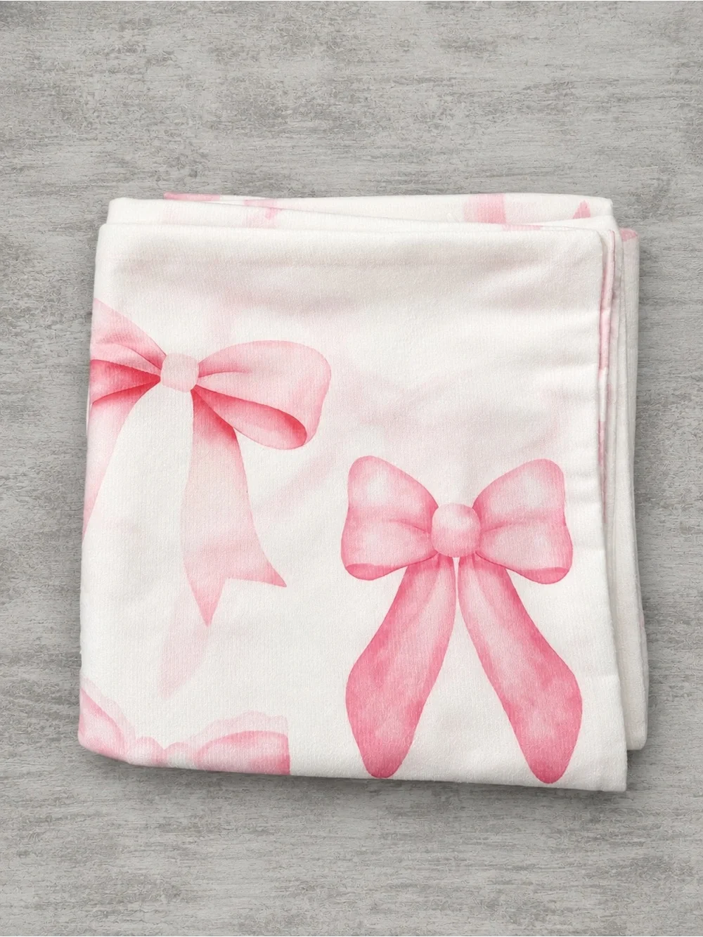 Set of 2 Pink Bow Decor Pillow Covers 18×18